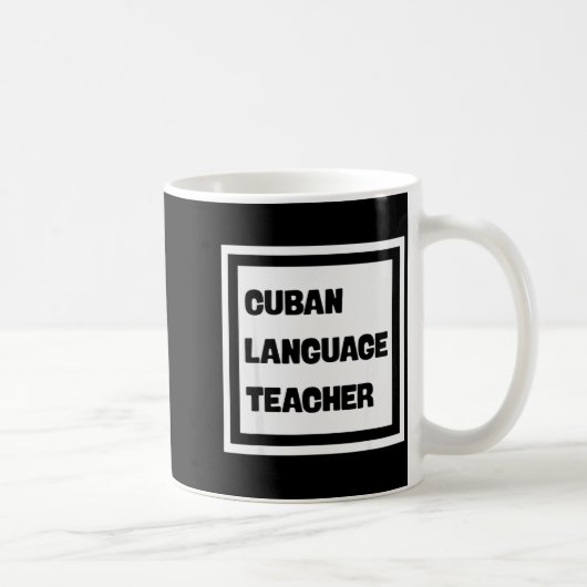 Cuban Language Teacher Koffiemok (Rechts)