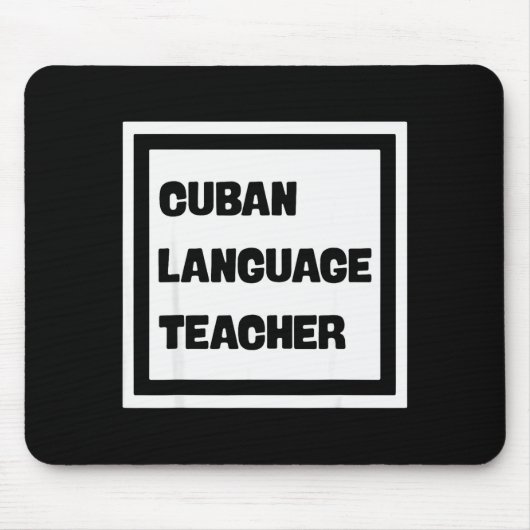 Cuban Language Teacher  Muismat (Voorkant)