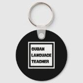 Cuban Language Teacher  Sleutelhanger (Voorkant)
