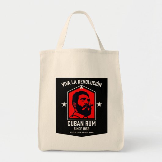 Cuban Libre Rum Drinkers Revolutie Tote Bag (Voorkant)