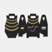Cuban Link Gold chain Hip Hop Favor Bedankdoosjes (Uitgevouwen)