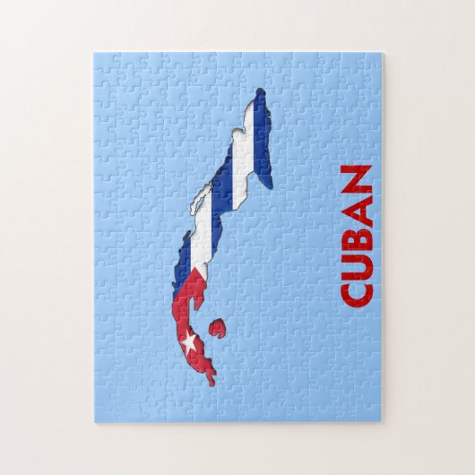CUBAN MAP LEGPUZZEL (Verticaal)