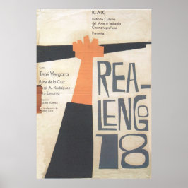 Cuban Movie Poster Cuban Film Poster