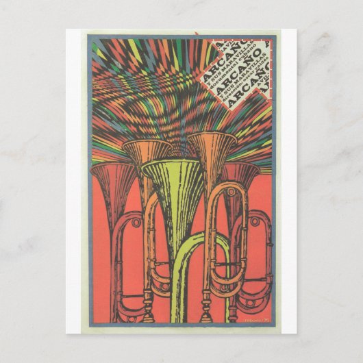 Cuban Movie Poster Cuban Film Poster Post Print Briefkaart (Voorkant)