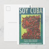 Cuban Movie Poster Cuban Film Poster Post Print Briefkaart (Voorkant / Achterkant)
