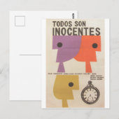 Cuban Movie Poster Cuban Film Poster Post Print Briefkaart (Voorkant / Achterkant)