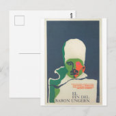 Cuban Movie Poster Cuban Film Poster Post Print Briefkaart (Voorkant / Achterkant)