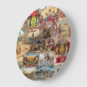 Cuban Nostalgia  Clock Grote Klok (Hoek)