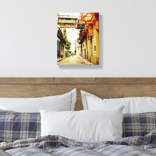 Cuban Photo of Old Havana | Lafayette |  Canvas Afdruk (Insitu (Slaapkamer))