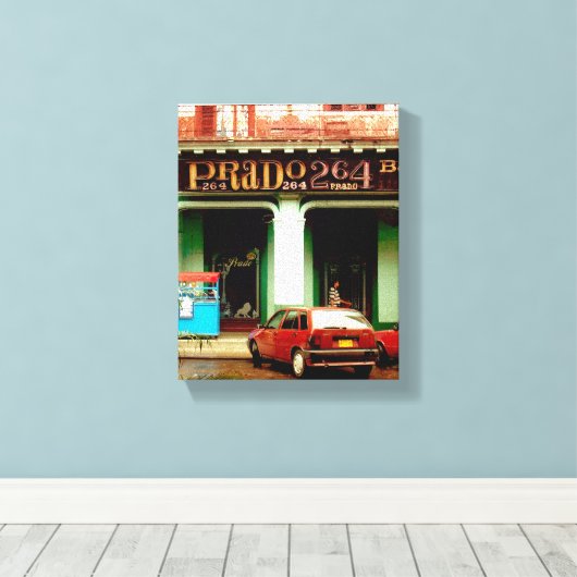 Cuban Photo of Old Havana | Prado 264 | Canvas Afdruk (Insitu (Houten vloer))