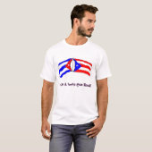 Cuban Puerto Ricaans Amerikaan T-shirt (Voorkant volledig)