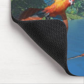 Cuban Red Macaw 2 Mousepad Muismat (Hoek)