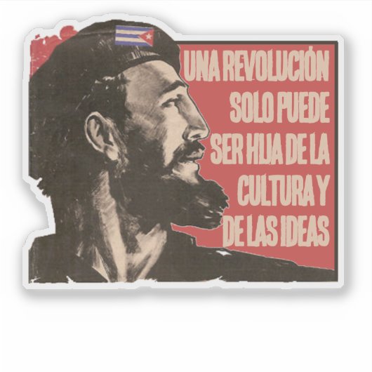 CUBAN REVOLUTION STICKER (Voorkant)