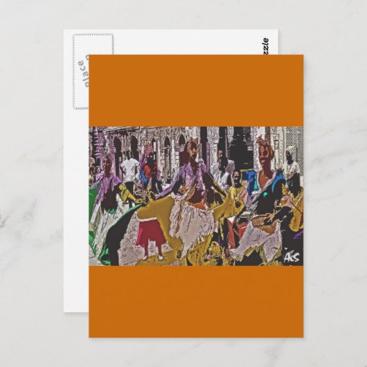 CUBAN RUMBA BRIEFKAART (Voorkant / Achterkant)