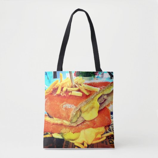 Cuban Sandwich Canvas tas van Tamara Diaz Art (Voorkant)