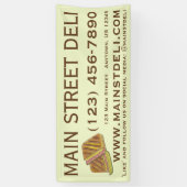 Cuban Sandwich Deli Restaurant Catering Business Spandoek (Verticaal)