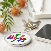 Cuban Shamrock Sleutelhanger (Zijkant)