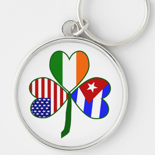 Cuban Shamrock Sleutelhanger (Voorkant)