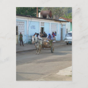 Cuban Street Life Briefkaart