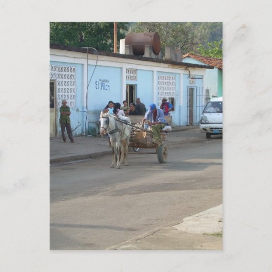 Cuban Street Life Briefkaart (Voorkant)