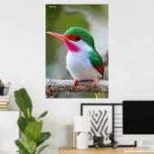 Cuban tody  poster (Thuiskantoor)