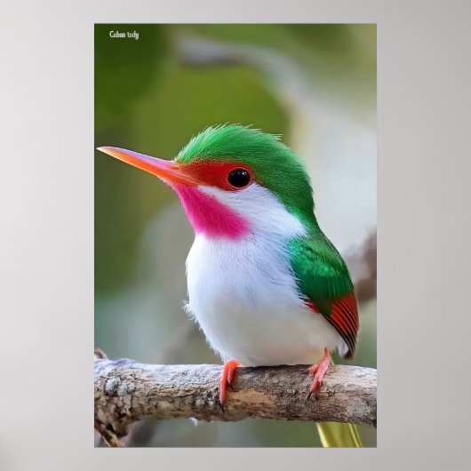 Cuban tody poster (Voorkant)