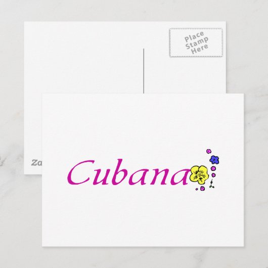 Cubana Briefkaart (Voorkant / Achterkant)