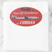 Cubana Constellation Retro Bagage Sticker (Tas)