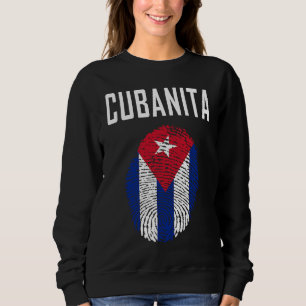 Cubanita CUBA Cubaans DNA Cubaanse Vlag Trui