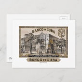  Cubano Banco de Cuba Briefkaart (Voorkant / Achterkant)