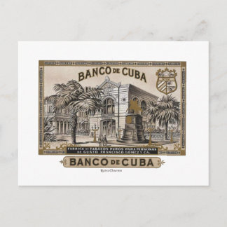 Cubano Banco de Cuba Briefkaart