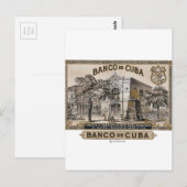 Cubano Banco de Cuba Briefkaart (Voorkant / Achterkant)