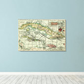 CubaPanoramaCuba Canvas Afdruk (Insitu (Houten vloer))