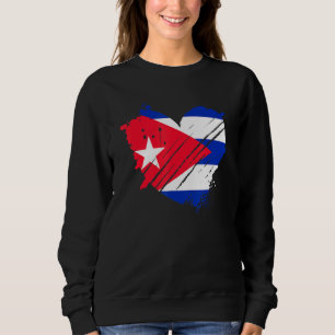 Cubavlag Ik hou van Cuba Het zit in mijn DNA Voor Trui
