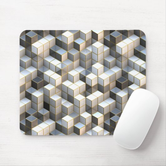 Cube Art 2 Mousepad Muismat (Met muis)