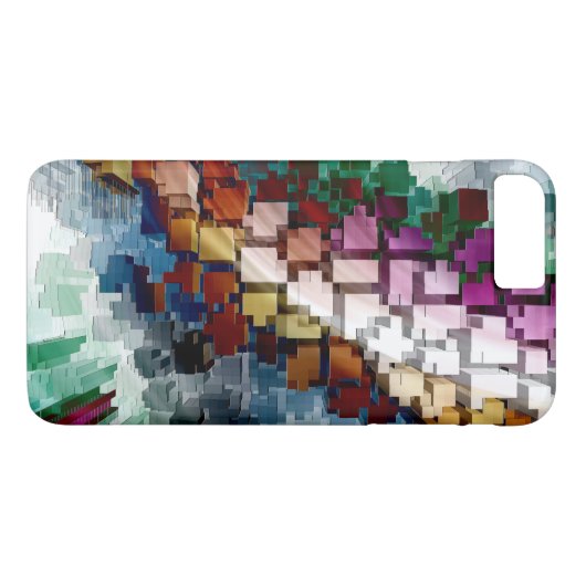 Cube Centric Case-Mate iPhone Case (Achterkant (Horizontaal))