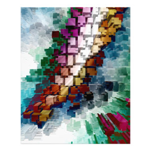 Cube Centric Foto Afdruk