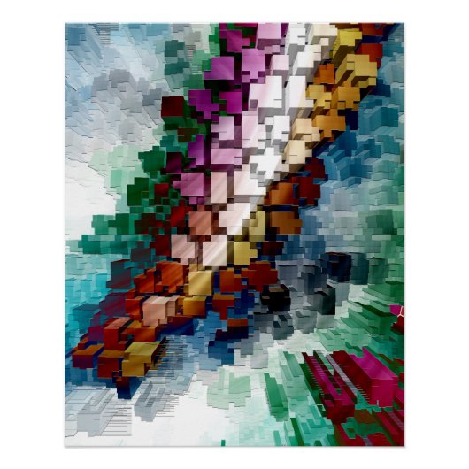 Cube Centric Perfect Poster (Voorkant)