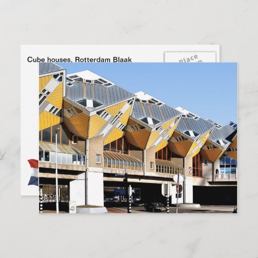 Cube houses, Rotterdam Blaak Briefkaart (Voorkant / Achterkant)