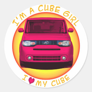 Cube Meisje Stickers