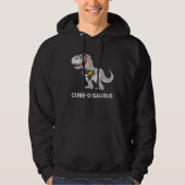 Cube o saurus Competitive Speed Cubing Dinosaur Hoodie (Voorkant)