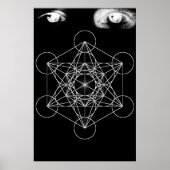 "Cube of Metatron" Poster (Voorkant)