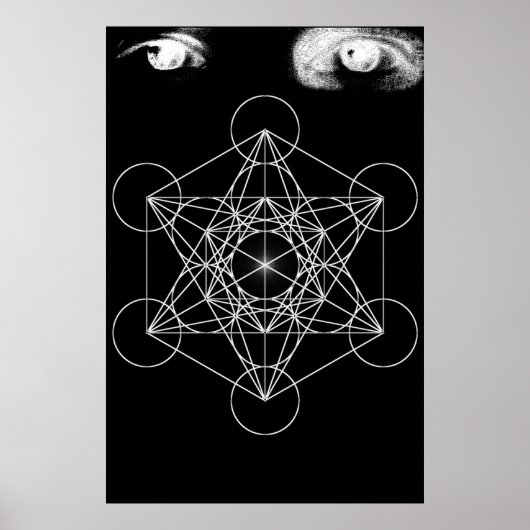 "Cube of Metatron" Poster (Voorkant)