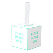 Cube Ornament (Voorkant hoekig)