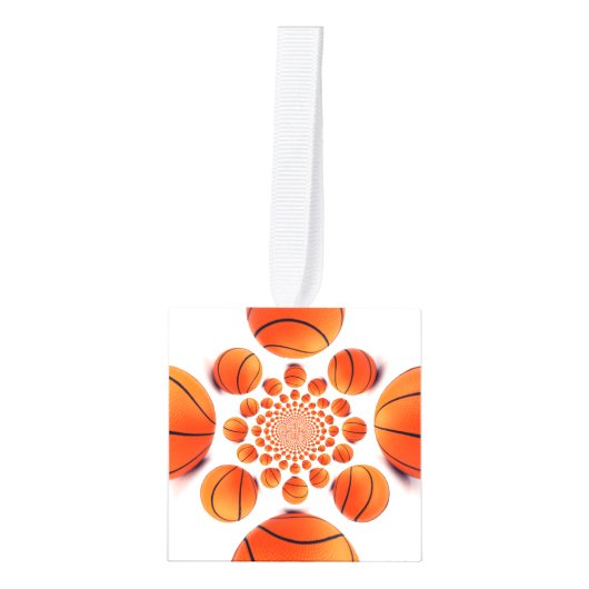 Cube Ornament Basketball het spel van Champions (Voorkant)