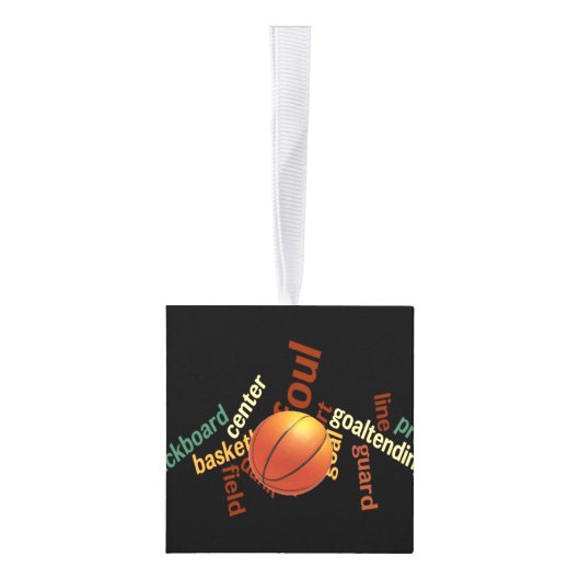 Cube Ornament Basketball het spel van Champions (Rechts)