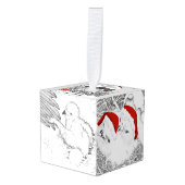 Cube Ornament Eagles Harriet Ozzie M15 E's HOME (Voorkant hoekig)