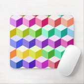 Cube Pattern Multicolf Muismat (Met muis)