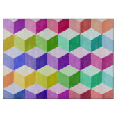 Cube Pattern Multicolf Snijplank (Voorkant)