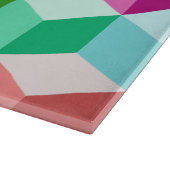 Cube Pattern Multicolf Snijplank (Hoek)